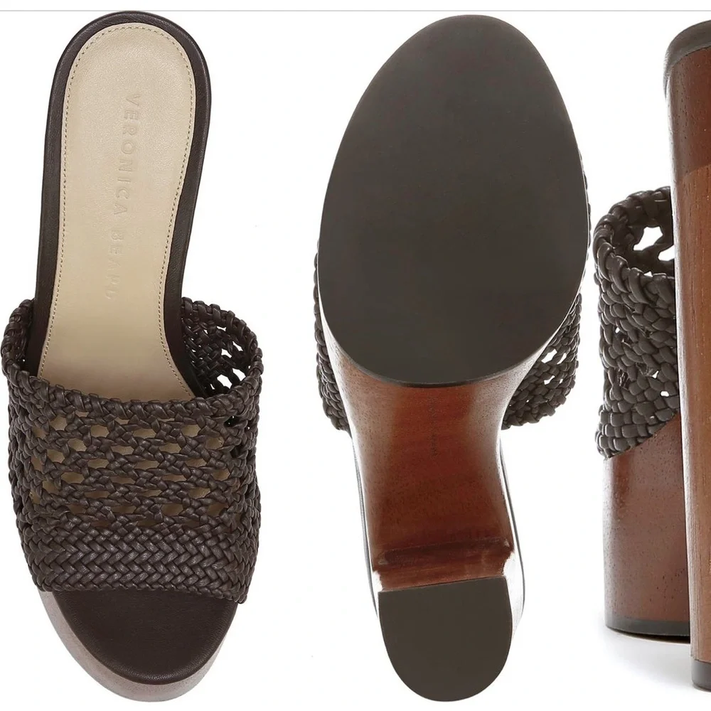 1 hour sale. 💎 Veronica Beard, platform sandals - Picture 3 of 11